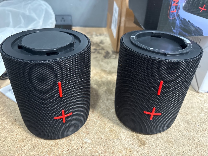 Photo 1 of **BOTH PIECES FUNCTIONAL** 
CYBORIS 2 in 1 Portable Splittable 40W Dual Bluetooth Speaker, Waterproof Split Wireless Speaker V5.3 with Deep Bass Loud Stereo Sound, 24H Playtime, True Wireless Pairing for Home, Outdoor or Travel