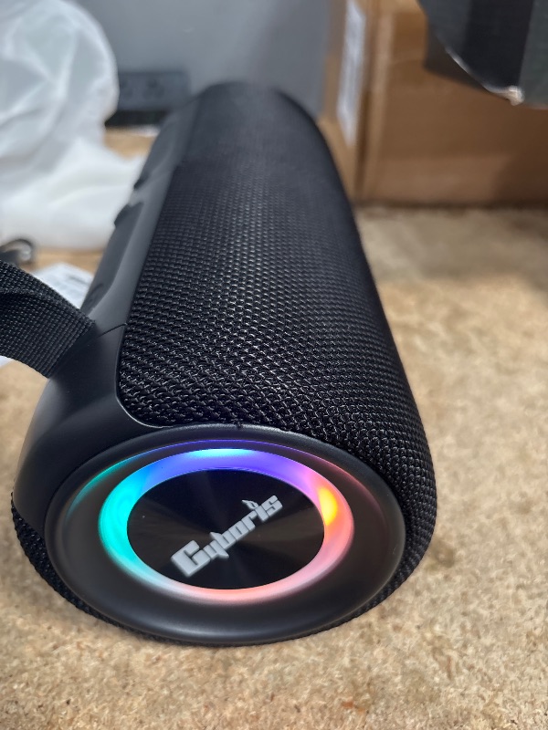 Photo 1 of **BOTH PIECES FUNCTIONAL** 
CYBORIS 2 in 1 Portable Splittable 40W Dual Bluetooth Speaker, Waterproof Split Wireless Speaker V5.3 with Deep Bass Loud Stereo Sound, 24H Playtime, True Wireless Pairing for Home, Outdoor or Travel