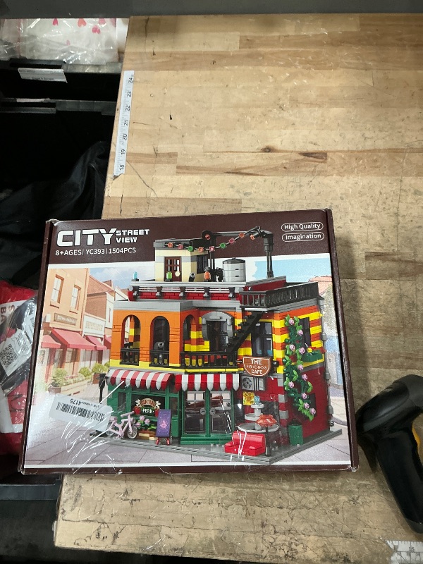 Photo 1 of (SOLD AS PARTS) City Coffee House Mini Building Set, Three-Level Cafe Modern House Building Set- Not Compatible with Lego Houses and Buildings Sets for Adults & Ages 8+ Boys Girls (Compatible with Lego House)