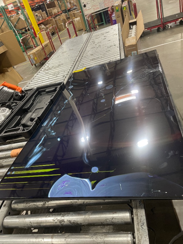 Photo 1 of *BROKEN SCREEN* Samsung 65-Inch Class Crystal UHD U8000F 4K Smart TV (2025 Model) Endless Free Content, Crystal Processor 4K, MetalStream Design, Knox Security, Alexa Built-in