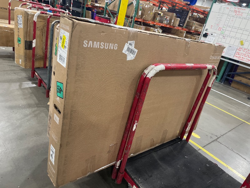 Photo 1 of *BROKEN SCREEN* Samsung 65-Inch Class Crystal UHD U8000F 4K Smart TV (2025 Model) Endless Free Content, Crystal Processor 4K, MetalStream Design, Knox Security, Alexa Built-in