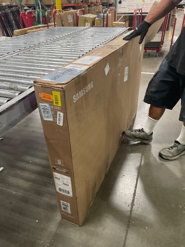 Photo 1 of *BROKEN SCREEN* Samsung 65-Inch Class Crystal UHD U8000F 4K Smart TV (2025 Model) Endless Free Content, Crystal Processor 4K, MetalStream Design, Knox Security, Alexa Built-in