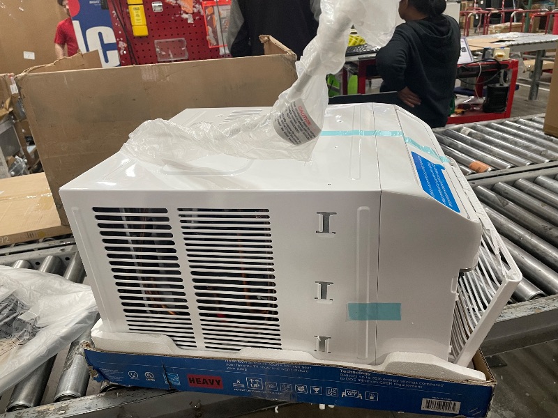 Photo 1 of *DOES NOT TURN ON* Midea 8,000 BTU Smart Inverter Air Conditioner Window Unit with Heat and Dehumidifier – Cools up to 350 Sq. Ft., Energy Star Rated, Quiet Operation, Electronic Controls, Remote Control, White