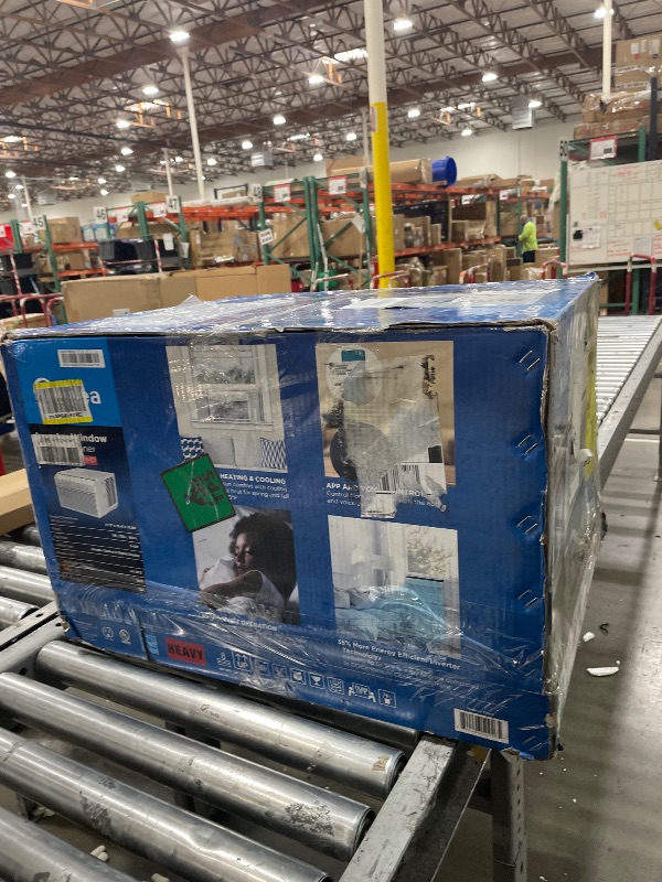 Photo 1 of *DOES NOT TURN ON* Midea 8,000 BTU Smart Inverter Air Conditioner Window Unit with Heat and Dehumidifier – Cools up to 350 Sq. Ft., Energy Star Rated, Quiet Operation, Electronic Controls, Remote Control, White