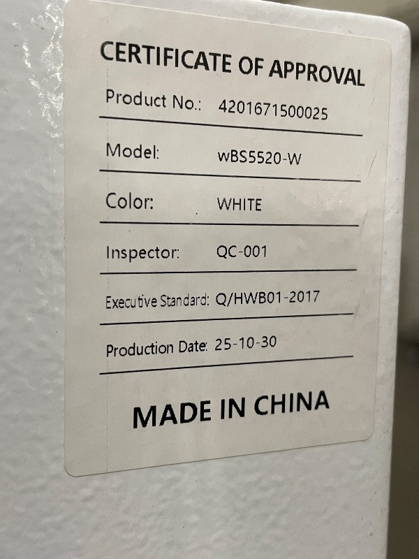 Photo 1 of ***DENTS ***SMARTHIVE 40-Min Fireproof Gun Safe (1200°F) - Quick Access Rifle/Pistol Safe, Heavy-Duty Fire Resistant Gun Cabinet for Home Valuables (WHITE, 10.8cu.ft)