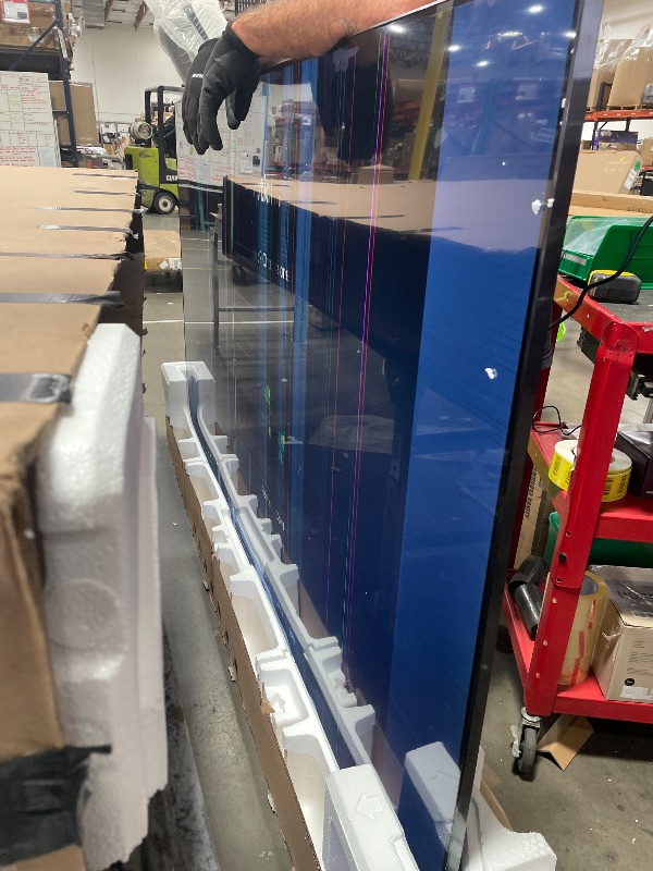 Photo 1 of *BROKEN SCREEN* Samsung 98-Inch Class 4K Crystal UHD DU9000 Series HDR Smart TV, Object Tracking Sound Lite, Motion Xcelerator 120Hz, Supersize Picture Enhancer, Mega Contrast, Alexa Built-In (UN98DU9000, 2024 Model)