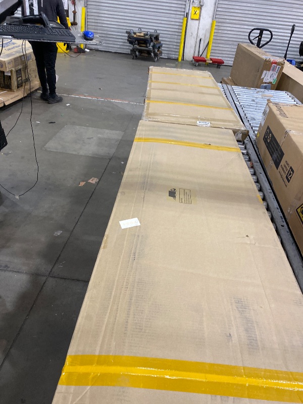 Photo 1 of ****INCOMPLETE SET BOX 2 AND 3 OF 3******DWVO 8x6FT Outdoor Storage Shelter, Roomy Steel Tool Shed with Secure Entrances & Air Circulation for Patio, Lawn, and Backyard, Ideal for Storing Garden Gear, Lawn Tools, and Bikes, Brown