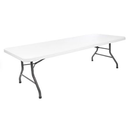 Photo 1 of -8 Foot Commercial Grade Plastic Table
