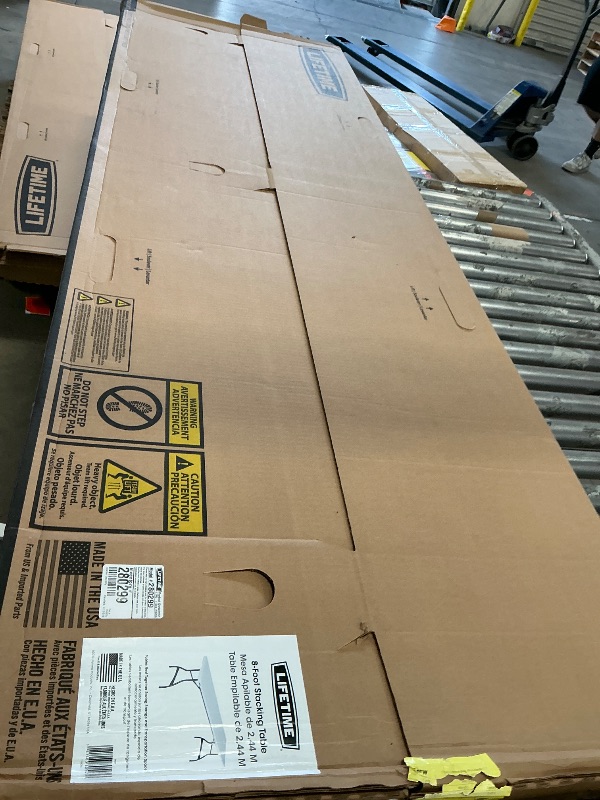 Photo 1 of -8 Foot Commercial Grade Plastic Table
