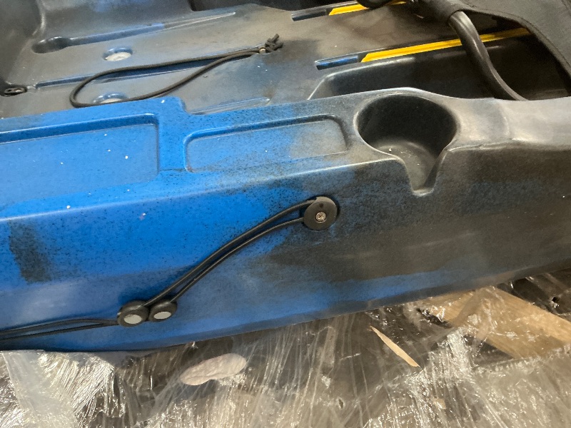 Photo 1 of ***heavy use dent**Perception Kayaks Pescador Pilot 12 | Sit on Top Fishing Kayak with Pedal Drive | Adjustable Lawn Chair Seat and Tackle Storage Areas | 12' | Dapper (9351587178)