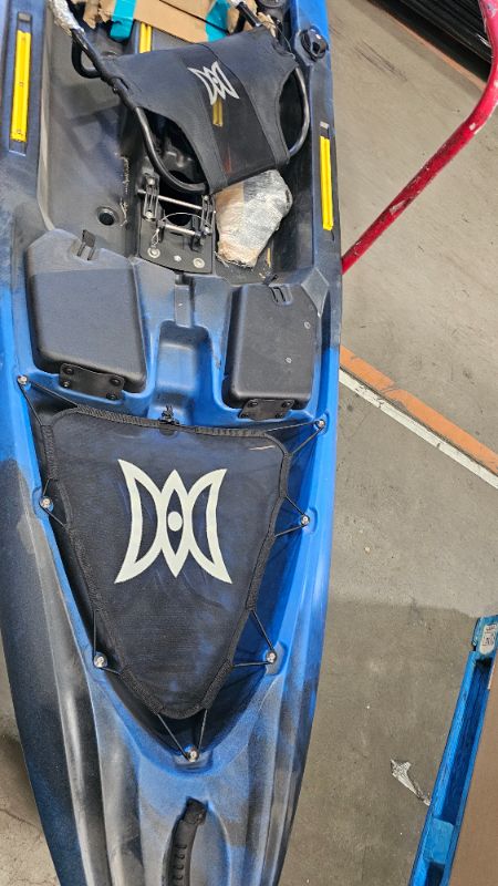 Photo 1 of ***heavy use dent**Perception Kayaks Pescador Pilot 12 | Sit on Top Fishing Kayak with Pedal Drive | Adjustable Lawn Chair Seat and Tackle Storage Areas | 12' | Dapper (9351587178)