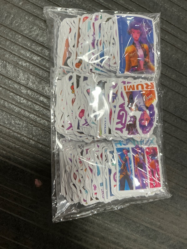 Photo 1 of  Demon Stickers Hunter, Cute Kawaii Girl Group Decal Pack for Laptop, Phone, Water Bottle - Aesthetic Stickers for Journal, Tablet, Skateboard