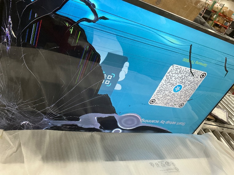 Photo 1 of **BROKEN SCREEN STILL TURNS ON**
Samsung 43-Inch Class Crystal UHD U8000F 4K Smart TV (2025 Model) Endless Free Content, Crystal Processor 4K, MetalStream Design, Knox Security, Alexa Built-in