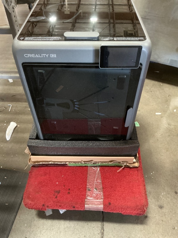 Photo 1 of ***NO PLU TO TEST**

Official Creality K2 Combo 3D Printer, Multicolor 3D Printers with CFS, 600mm/s Printing Speed 300? Direct Drive Extruder Auto Leveling Chamber AI Camera, Printing Size 10.24x10.24x10.24 inch