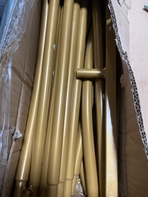 Photo 1 of **ONLY ONE ARCH**Arch Backdrop Stand - 2PCS (7.2ft, 6.6ft) Upgraded Metal Arch Backdrop Stand - Easy to Set up Gold Wedding Arch Frames- for Weddings, Birthday Parties, Baby Showers, Family Gatherings