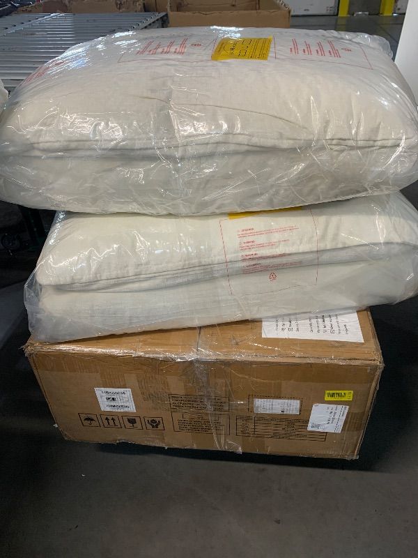 Photo 1 of *** BOX 2 OF 3 ***Vesgantti 142" Cloud Couch Sectional Modular Sofa, Comfy Sectional Couch with Ottoman Deep Seat Chenille L Shaped Sofa, Modular Couches for Living Room, Bedroom and Apartment, Snow White