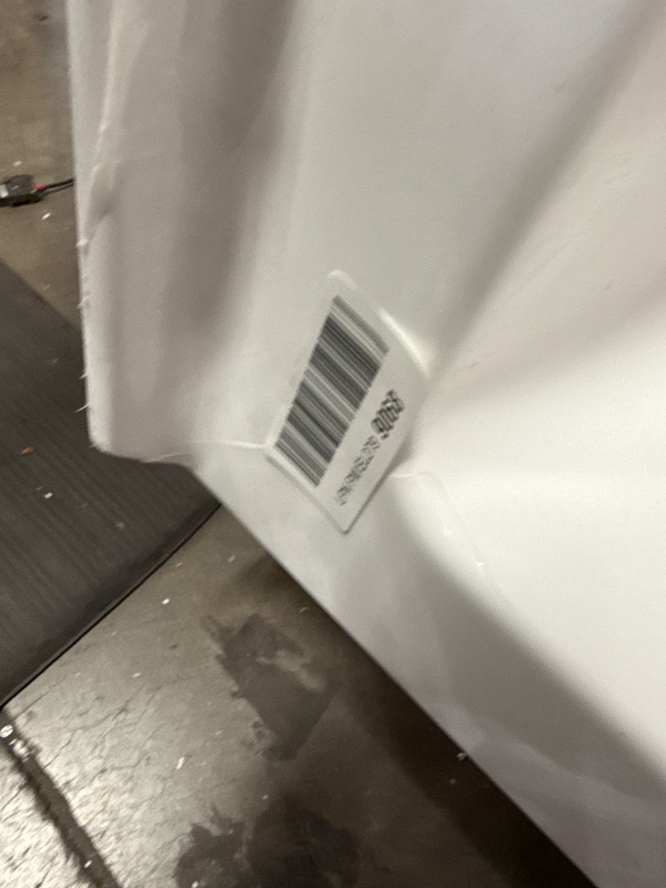 Photo 1 of (CRACKED, MINOR FOR PART*)60x32 Inch Acrylic Bathtub, Single Apron Alcove Soaking Tub with Left-Side Overflow & Drain, Space-Saving Built-In Design, Easy Install for Modern Bathrooms