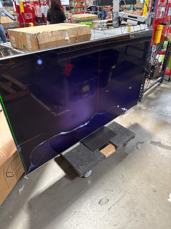Photo 1 of ***Parts Only*** TCL 75 Inch Class QM8K Series | Mini LED QLED 4K HDR | 75QM8K, 2025 Model | 120HZ-144HZ Anti Reflective Wide Angle Screen Smart Google TV Dolby Atmos | Voice Remote Alexa Gaming Streaming Television