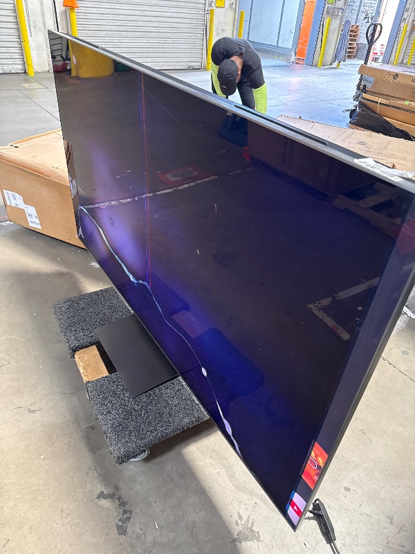 Photo 1 of ***Parts Only*** TCL 75 Inch Class QM8K Series | Mini LED QLED 4K HDR | 75QM8K, 2025 Model | 120HZ-144HZ Anti Reflective Wide Angle Screen Smart Google TV Dolby Atmos | Voice Remote Alexa Gaming Streaming Television