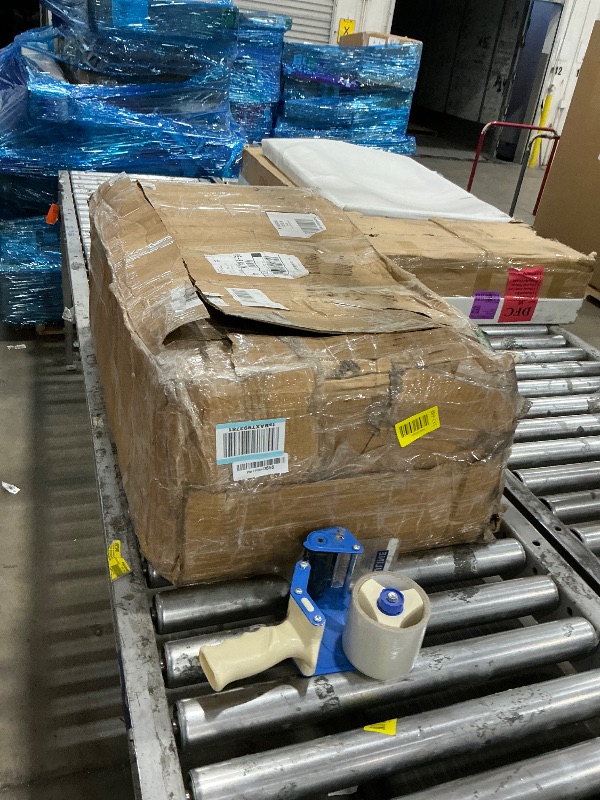 Photo 1 of (sold as parts/untested) VEVOR Hydraulic Lift Table Cart, 330lbs Load Capacity 50 Inch Lifting Height, Manual Single Scissor Lift Table with Non-Slip Pad and 4 Wheels, Alloy Steel, Orange