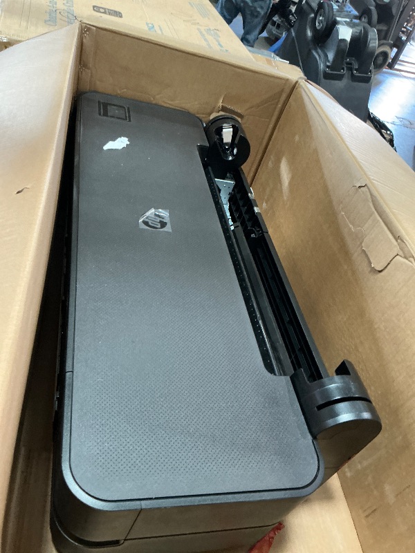 Photo 1 of **Missing 24” roll feed spindLE**
HP DesignJet T210 Large 24-inch Color Plotter Printer for Easy Wide CAD & Poster Prints (8AG32D)