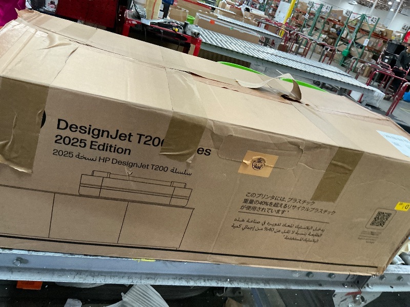 Photo 1 of **Missing 24” roll feed spindLE**
HP DesignJet T210 Large 24-inch Color Plotter Printer for Easy Wide CAD & Poster Prints (8AG32D)