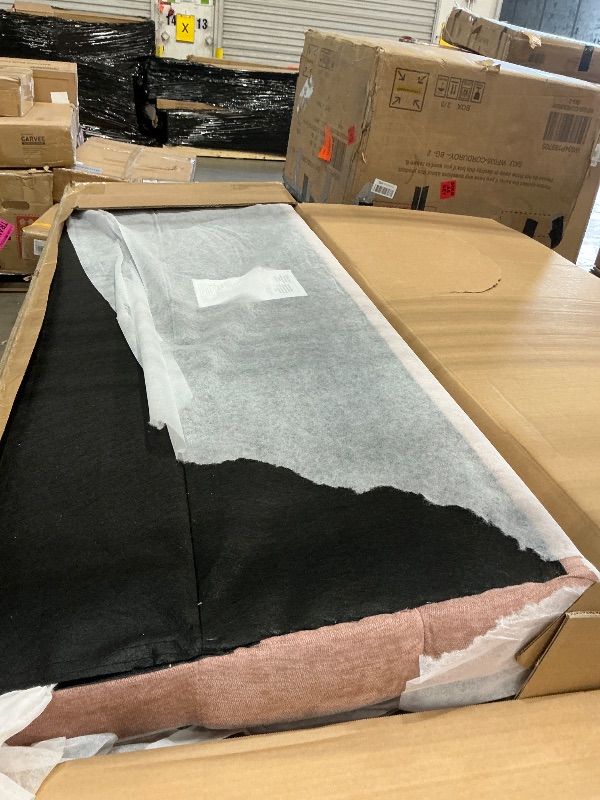 Photo 1 of ** headboard only
KEIKI Queen Thick Chenille Bed Frame with Upholstered Tufted Headboard, Modern Solid Wood Floor Platform for Bedroom, No Box Spring Needed