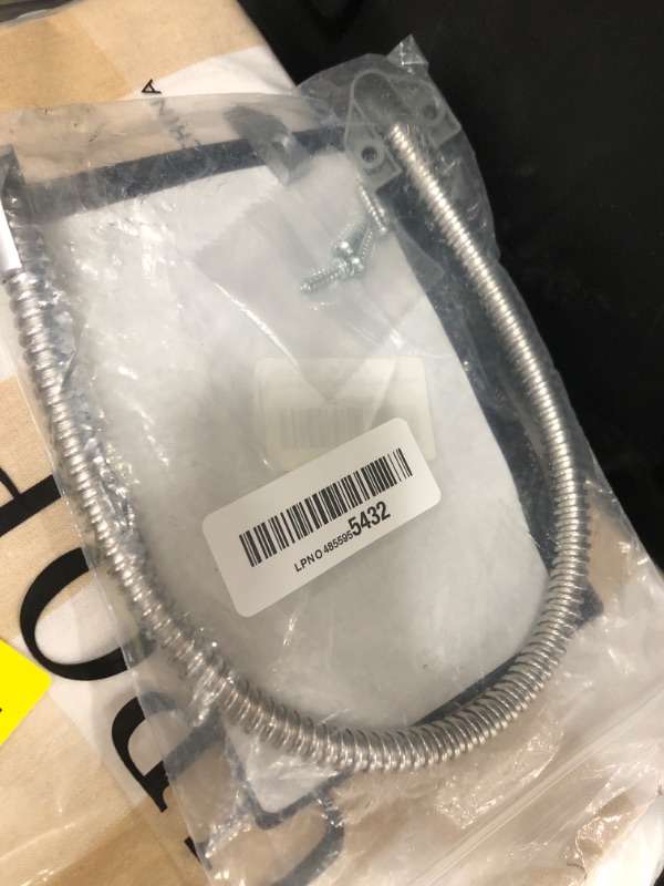 Photo 1 of 1-Pack Door Flex Conduit 16" Door Wire Conduit Flexible Conduit Flexible Electrical Conduit Door Cable Protector Stainless Steel Conduit for Access Wire Protector Control System Video Line Lock (1)