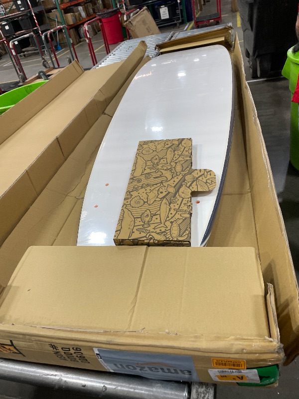 Photo 1 of *DIFFERENT DESIGN* WAVESTORM Classic Soft Top Foam 8ft Surfboard Surfboard for Beginners and All Surfing Levels Complete Board Set Including Accessories Leash and Fins,Burst,8 Feet x 22.5 Inch x 3.25 Inch