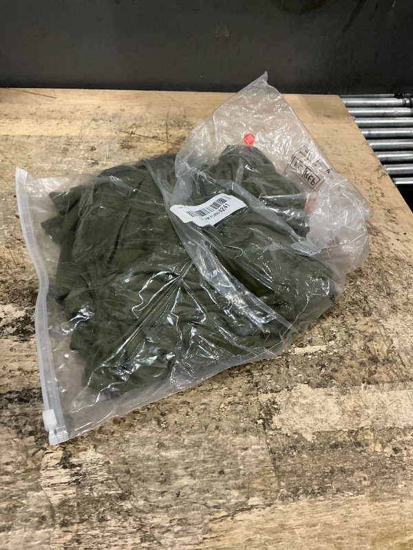 Photo 1 of *DRESS AND EARS ONLY* ATENTO 5 Pcs Women Renaissance Fairy Costumes Set Hooded Robe Lace Up Dress Medieval Elf Ears Traditional Set Accessories for Halloween Cosplay(Green, XXL)