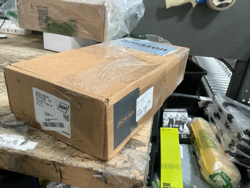 Photo 1 of ***missing hardware***SCHLAGE Addison Single Cylinder Handleset and Right Hand Accent Lever, Matte Black (F60 ADD 622 Acc RH)