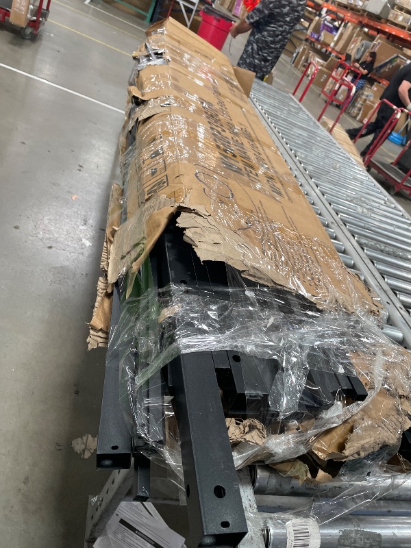 Photo 1 of 
PARTIAL SET BOX 2 OF 2 

Bellemave Metal Queen Size Loft Bed with Desk and Storage Stairs,Heavy Duty Loft Bed Frame Queen Size with LED Lights and Charging Station for Kids,Teens,Adults,Black Desk