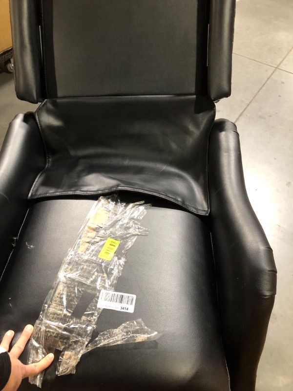 View 5 of ***MISSING PARTS***
KISLOT Leather Pushback Recliner Faux Armchair with Rivet Decoration Single Sofa Accent Chair for Living Room Bedroom