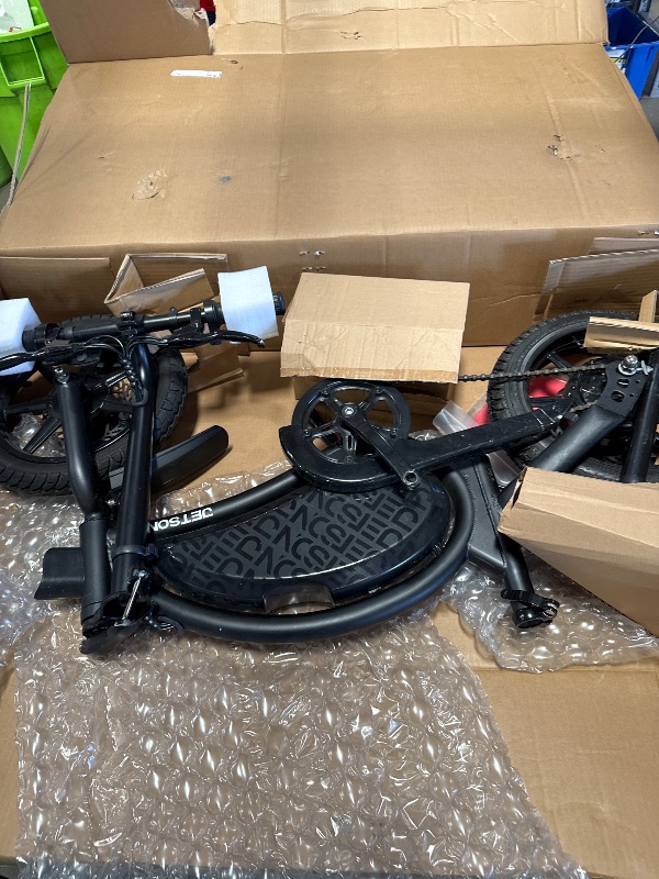 Photo 1 of ***PARTS ONLY***Jetson Bolt Pro Adult Electric Bike, Pedal Assist up to 30 Miles, Foldable, Built-in Carrying Handle, Lightweight Frame, LED Headlight, Dual Disc Brakes, Twist Throttle & Cruise Control, Ages 12+