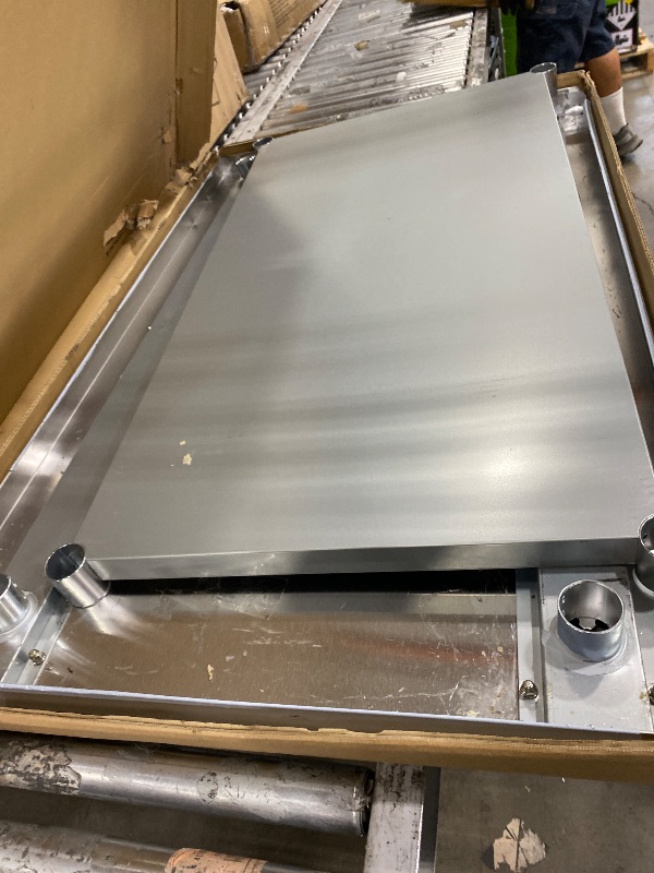 Photo 1 of **MISSING TUBES**

Adcraft Work Table, 30" x 48" x 35", in Stainless Steel (WT-3048-E)

