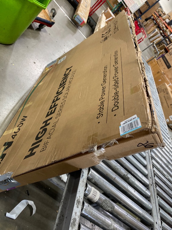 Photo 1 of *******BOTH BROKED GLASS**************

JJN Bifacial 2PCS 400 Watt Solar Panel, N-Type 16BB 400W Solar Panels, 25% High Efficiency Monocrystalline Solar Module for 12V/24V/48V PV System for Homes Rooftop Farm RV and Off-Grid Applications