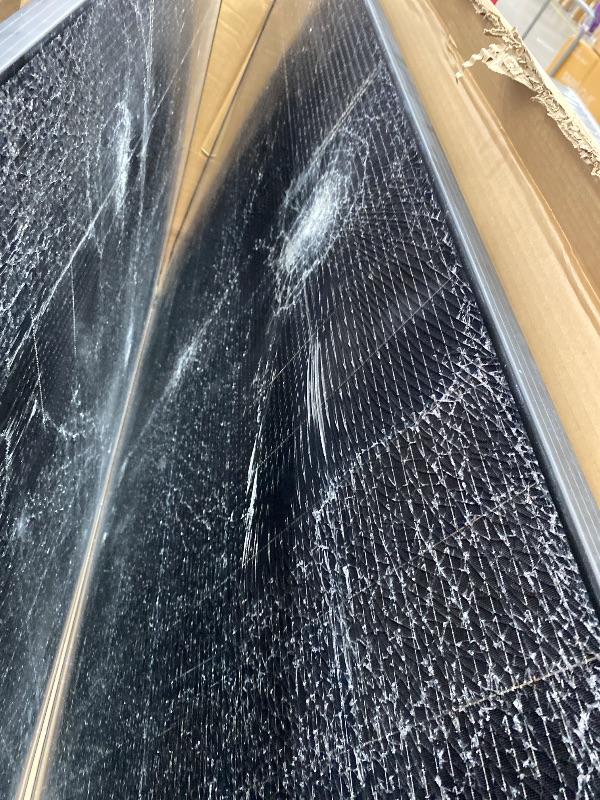 Photo 1 of *******BOTH BROKED GLASS**************

JJN Bifacial 2PCS 400 Watt Solar Panel, N-Type 16BB 400W Solar Panels, 25% High Efficiency Monocrystalline Solar Module for 12V/24V/48V PV System for Homes Rooftop Farm RV and Off-Grid Applications