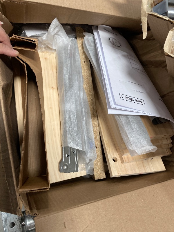 Photo 1 of *** PARTS ONLY****

Prepac Simply Modern 6-Drawer Double Dresser for Bedroom, Chest of Drawers, Modern Bedroom Furniture, 52.5” Wide x 16” deep x 29.5” Tall, Oak