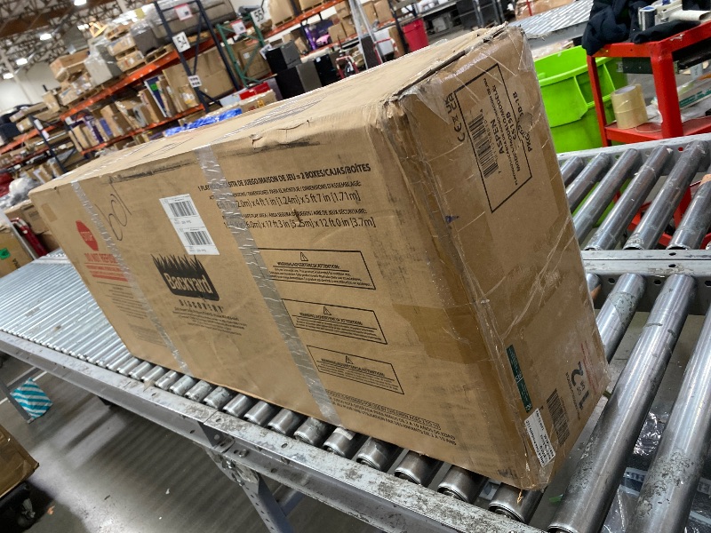 Photo 1 of **** PARTIAL SET, MISSING BOX 2 OF 2***

Backyard Discovery Aspen Cedar Wooden Kids Playhouse Cottage with Play Kitchen, Snack Bar, Picnic Bench, Dinner Bell, Mailbox, Dutch Door, Flowerpot Holders, Toy Lights, Country Style for Outdoor Play