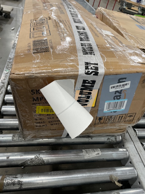 View 2 of **BOX 2 IS MISSING**Skepphlay 16 FT Trampoline, Large Outdoor Trampolines with Basketball Hoop, Round Large Trampoline Outdoor with Enclosure, ASTM Approved Backyard Trampolines for Kids with Dual Color Pad