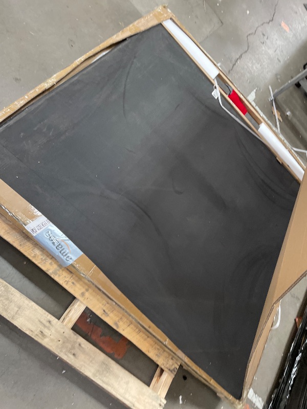 Photo 1 of **A PIECE IS BROKEN**JOOLA Table Tennis Conversion Top with Net Set - Full Sized MDF Ping Pong Table Top for Pool Table - Quick Assembly with Foam Backing to Protect Billiard Table