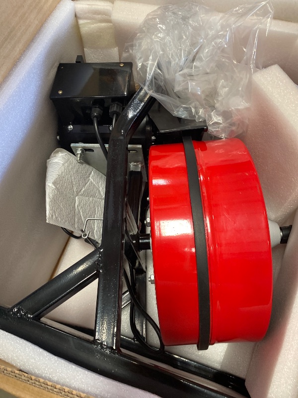 Photo 1 of **************MISSING SOME ACCESSOIRES**********
Drain Cleaner Machine 50FT x 1/2 Inch Steel Core Cable Portable 250W Electric Drain Cleaning Machine With Sewer Auger, Cutter, Air-activated Foot Switch, for Commercial, Home