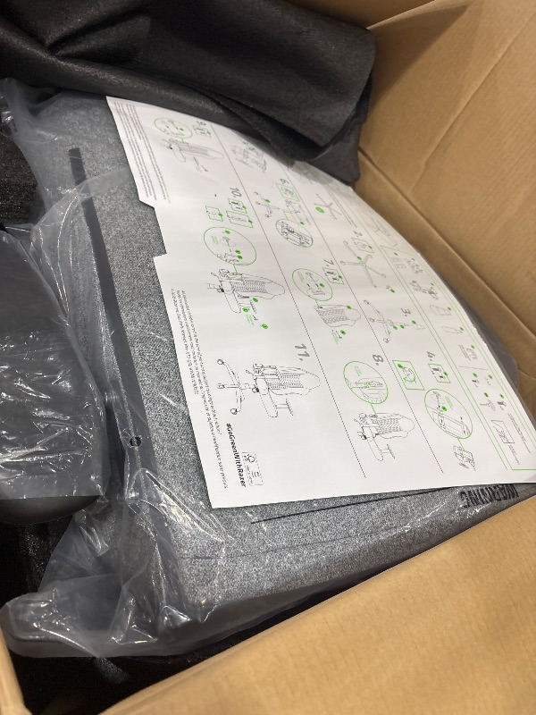 Photo 1 of ***********FOR PARTS ONLY- Missing parts***********
Razer Iskur V2 X Ergonomic Gaming Chair: Built-in Lumbar Support - Widened Seat - High Density Foam Cushions - Adjustable 152 Degree Recline - 2D Armrests - Plush Fabric Finish - Light Gray Edition
