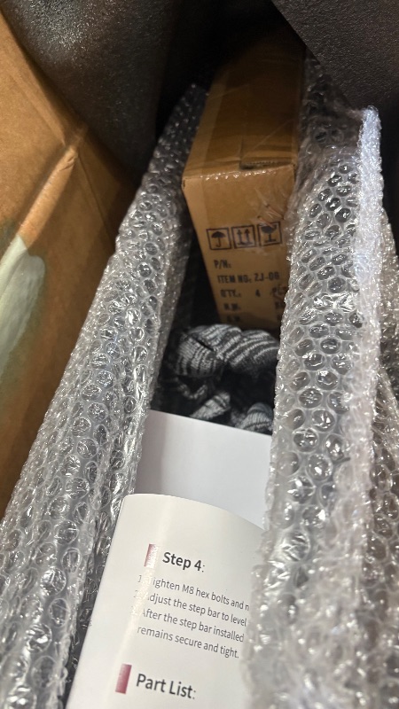 Photo 1 of ***STOCK PHOTO FOR REFERENCE ONLY***Running Boards, Powder Coated Drop Side Steps - 6in Steel Nerf Bars