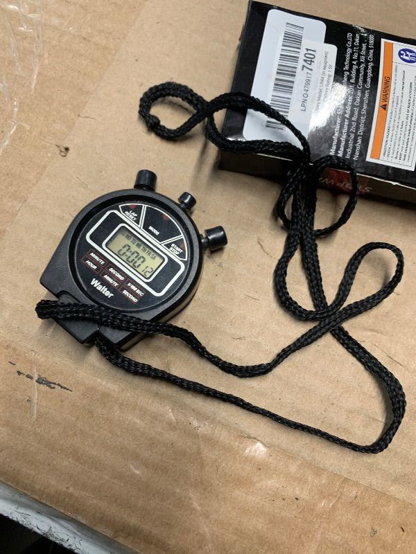 Photo 1 of ***STOCK PHOTO FOR REFERENCE ONLY***Stopwatch Timer Lap Split Digital Stopwatch with Clock Calendar Alarm, Large Display Stop Watch for Sports Kids Coaches Swimming Running