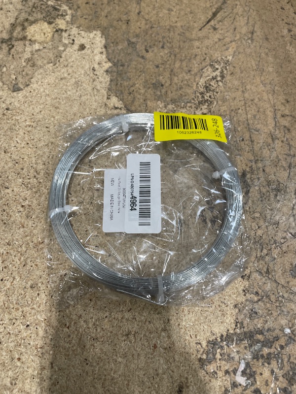 Photo 1 of 20 Gauge Craft Wire, 164 Feet Galvanized Metal Wire for Picture Hanging, Bonsai Training, Jewelry Making and DIY Repair Project