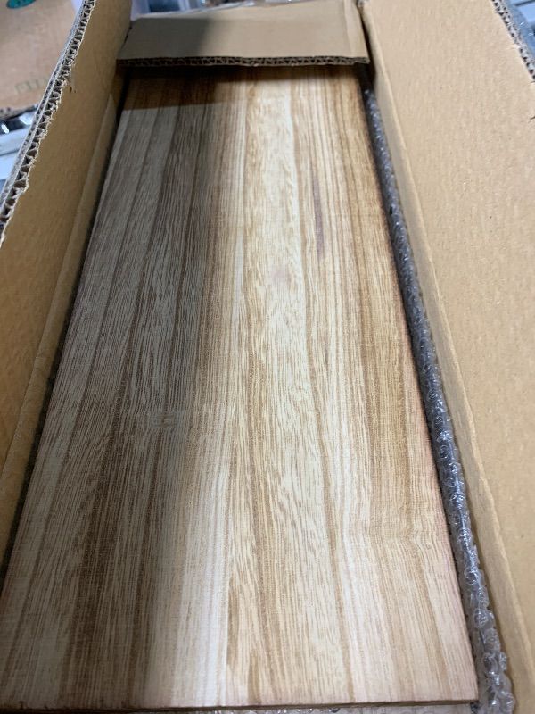 Photo 1 of (MISSING HARDWARE) AMADA HOMEFURNISHING Floating Shelves, Paulownia Wood Wall Shelves for Living Room/Bedroom/Kitchen/Home Office, Wood Floating Shelf for Home Storage & Organization Set of 4 15.75" L x 5.91" W x 0.98"H