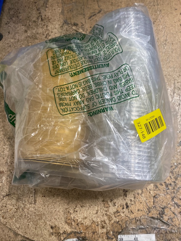 Photo 1 of 100 Pack 8 oz Disposable Ramekins with Lids, Creme Brulee Dessert Cupcake Ramekin Aluminum Foil Cup, Black Gold Aluminum Foil Cups, Cupcake Containers for Wedding, Kitchen, Party, Graduation