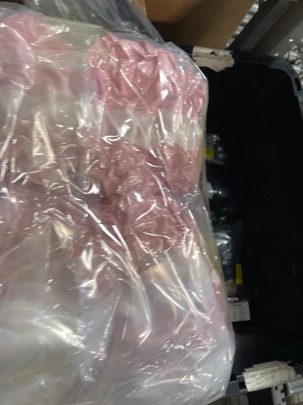 Photo 1 of ***SEE NOTES***DAUAOTO Duvet Cover Queen Size Set - 90"x90" Cover + 2 Shams, 100% Cotton Print Bedding Sets, Toile Rose Floral Pattern, Pale Red