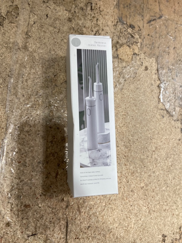 Photo 1 of (Pink) Portable Water Flosser for Teeth Professional Cordless Dental Oral Irrigator, Tankless and Rechargeable IPX7 Waterproof Dental Water Flosser for Travel, Braces & Bridges Care (Grey)